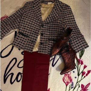 💎Burgundy Straight Legs Jeans💎